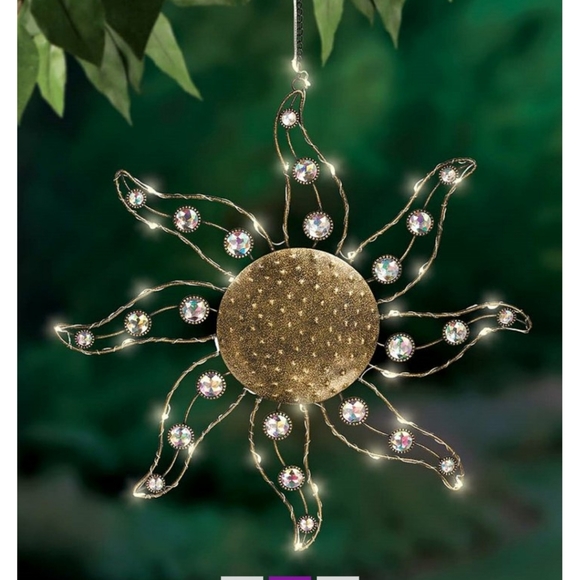 Solar Sun Hanging Decor - Picture 2 of 4